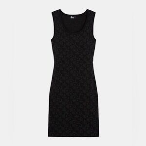 THE KOOPLES 
Robe jacquard logo all over black dark grey